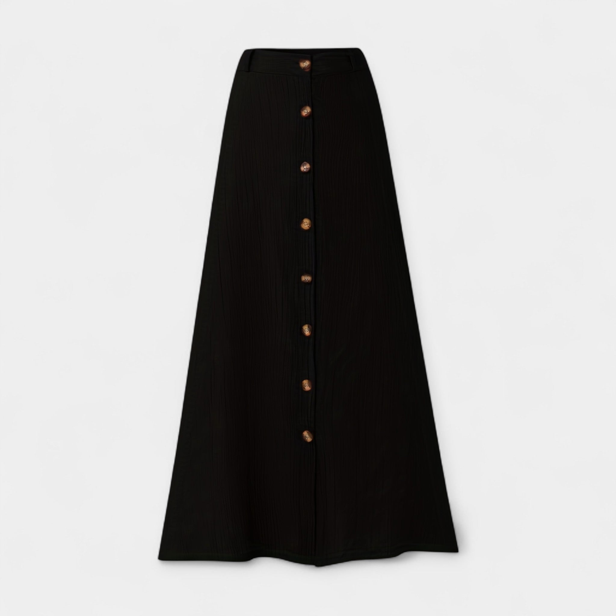 Semi-Sheer Maxi Skirt with Slit — view 8