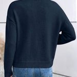 Nora - Knit Sweater with Lace — view 5