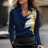 Inês - Luxurious Satin Blouse with Soft Neckline — view 7