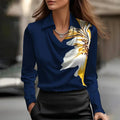 Inês - Luxurious Satin Blouse with Soft Neckline — view 7