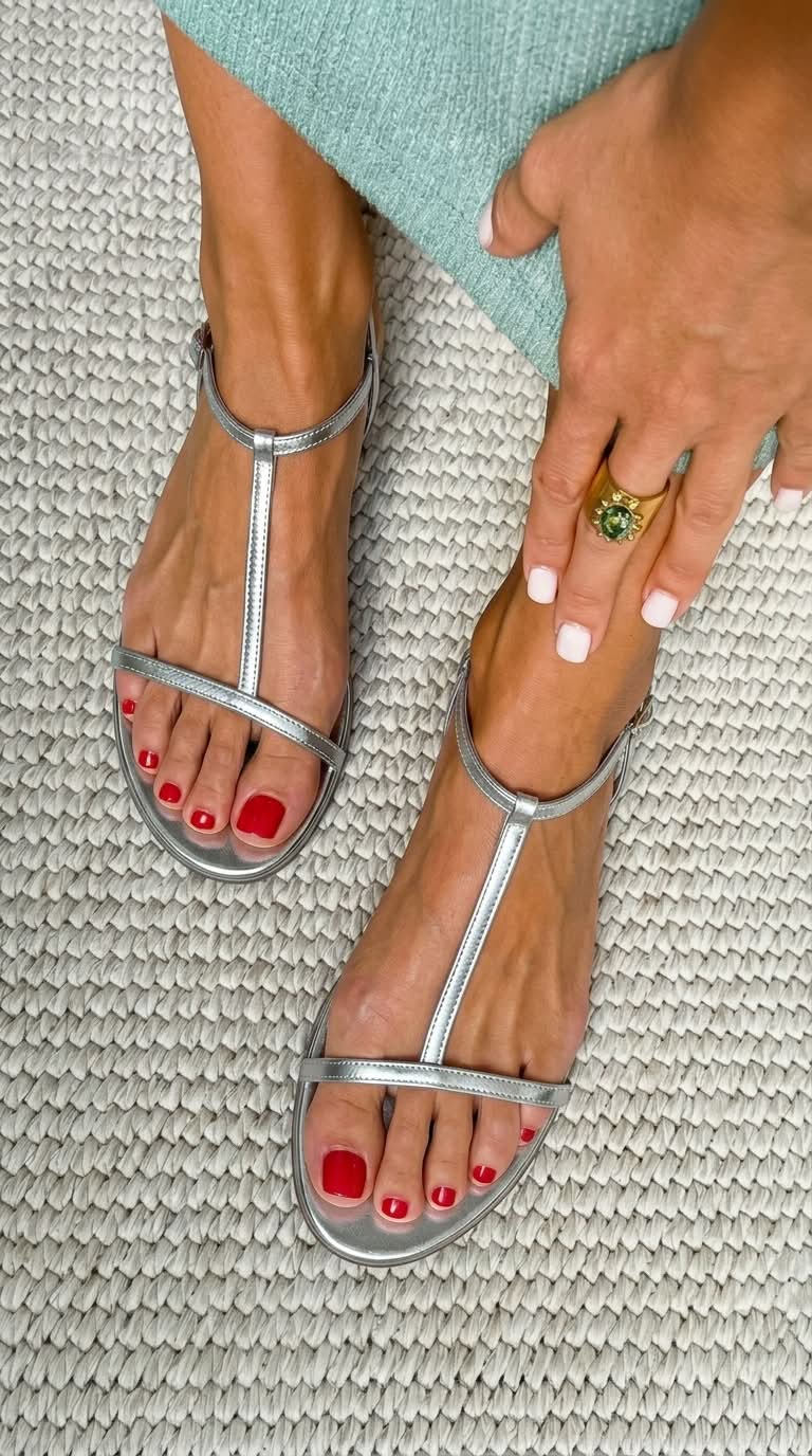 Bianca – Golden Summer Sandals — view 3