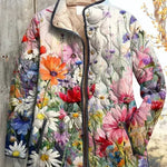 Sybille™ | Quilted Jacket with Summer Meadow