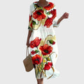 Hayley™ | Elegant Floral Maxi Dress — view 4