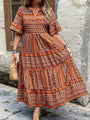 Joraine - Flowing Ethnic Dress — view 3