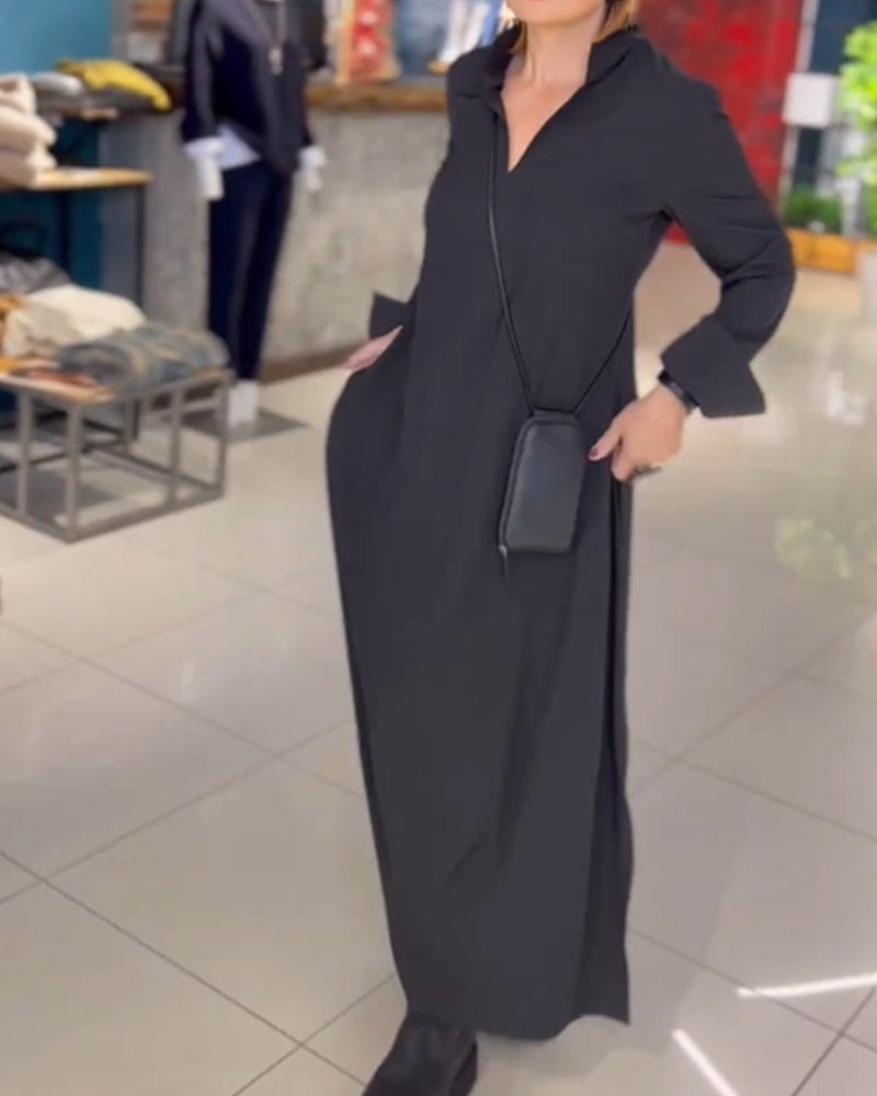 Sylvie - Flared Maxi Dress — view 7