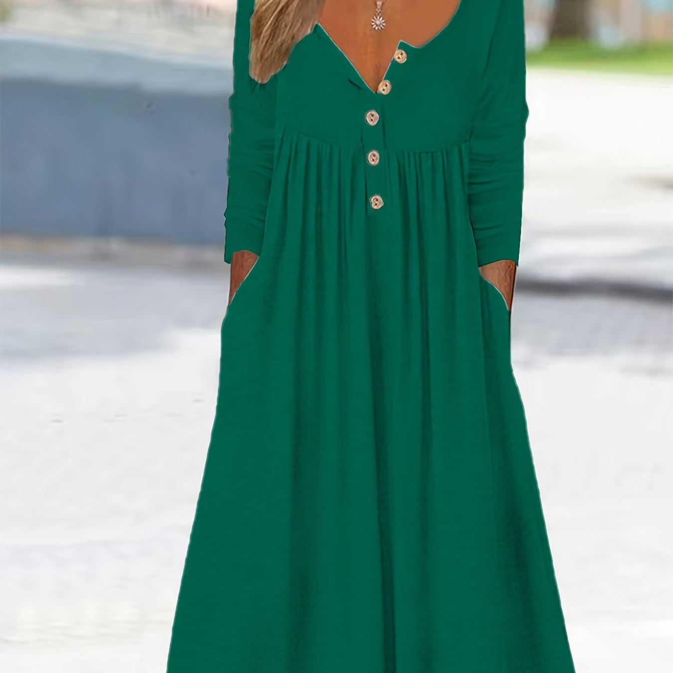 ZARA | MIDI DRESS WITH FRONT BUTTONS — view 2