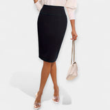 High-Waisted Midi Skirt — view 2