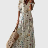 Amalia | Boho Vintage Maxi Dress for Summer — view 6
