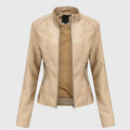 Giorgina™ - Elegant Leather Jacket for Women — view 4