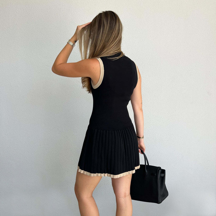 Leah - Ribbed Mini Dress — view 7