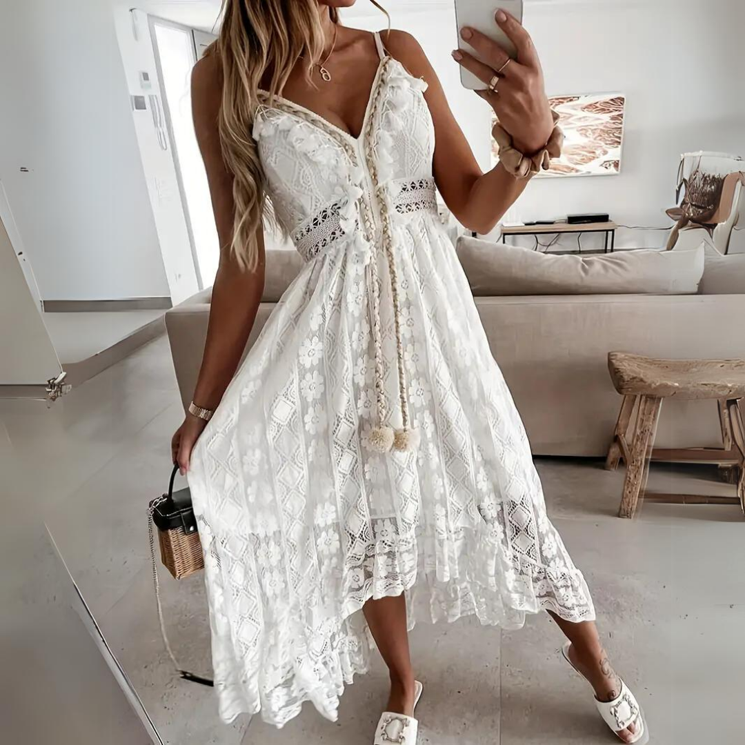 Raelene - Elegant Boho Dress — view 2