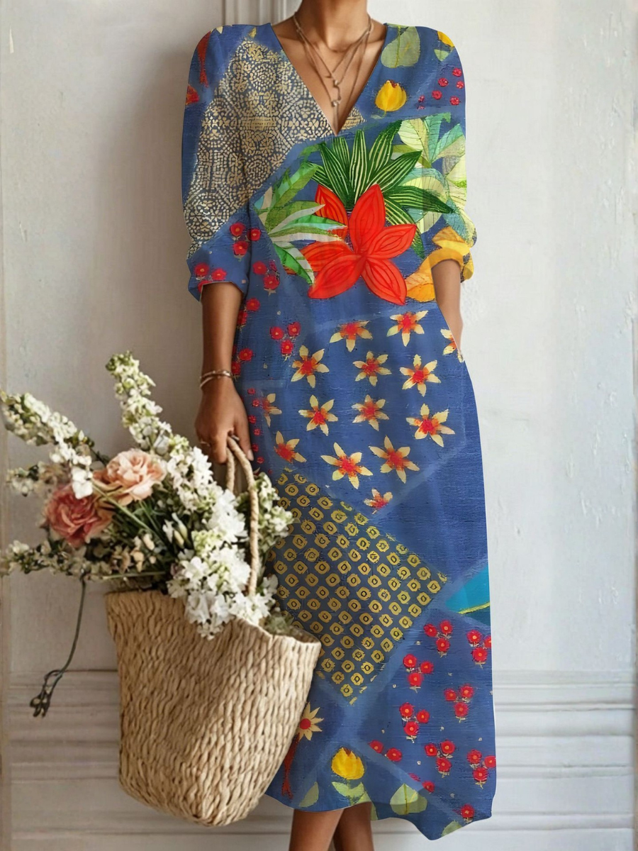 María – Boho Maxi Dress