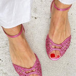 Isadora – Golden Braided Sandals — view 2
