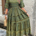 Joraine - Flowing Ethnic Dress — view 2