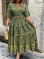 Joraine - Flowing Ethnic Dress — view 2