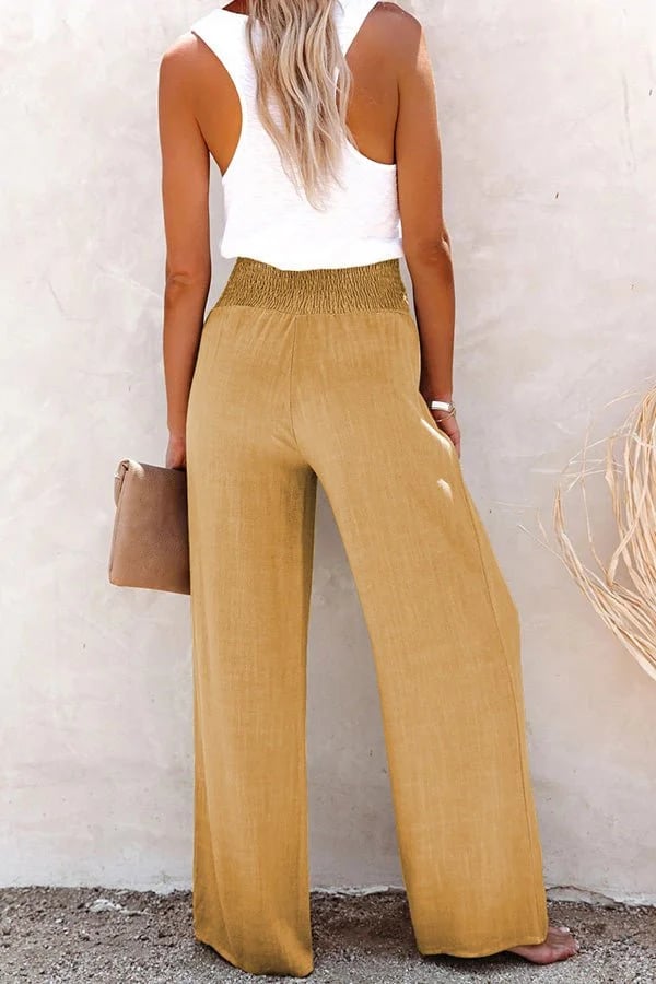 Riana - High-Waisted Relaxed Pants — view 11
