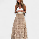 Boho Skirt with Satin Finish — view 3