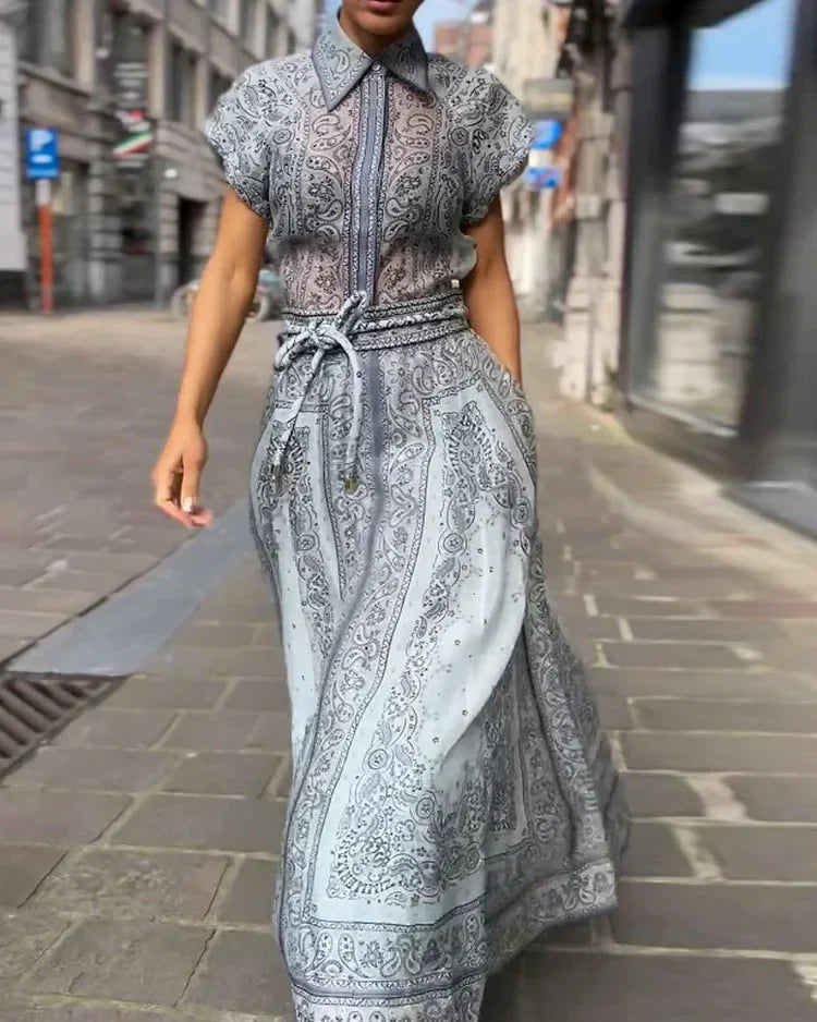 Adele - Bohemian Print Two-Piece Set