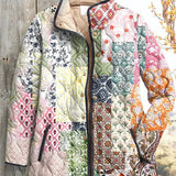 Minna™ | Quilted Jacket in Patchwork Style