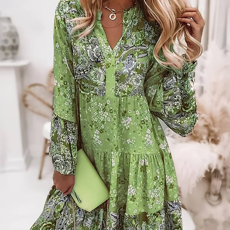 Eira - Printed Boho Dress — view 2