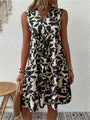 TASHA | Fluid and Balanced Midi Dress — view 4