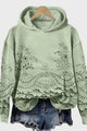 Hooded Sweatshirt in Lace — view 5