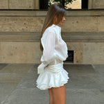 Brynlee - Pleated Mini Dress — view 3
