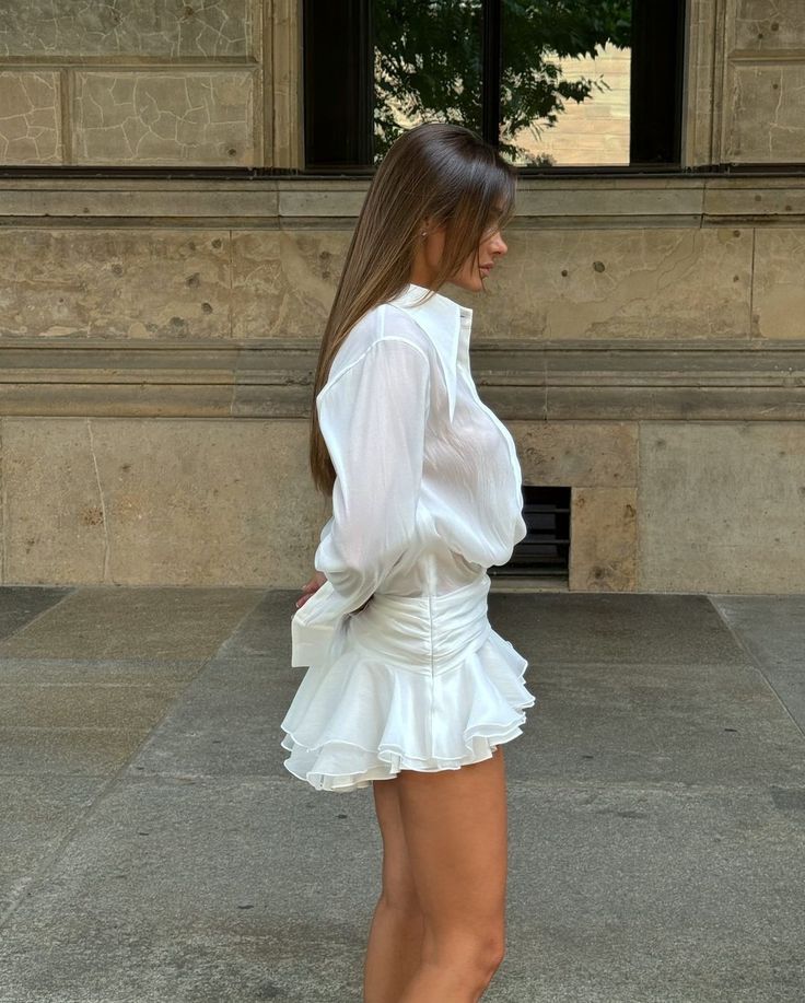 Brynlee - Pleated Mini Dress — view 3