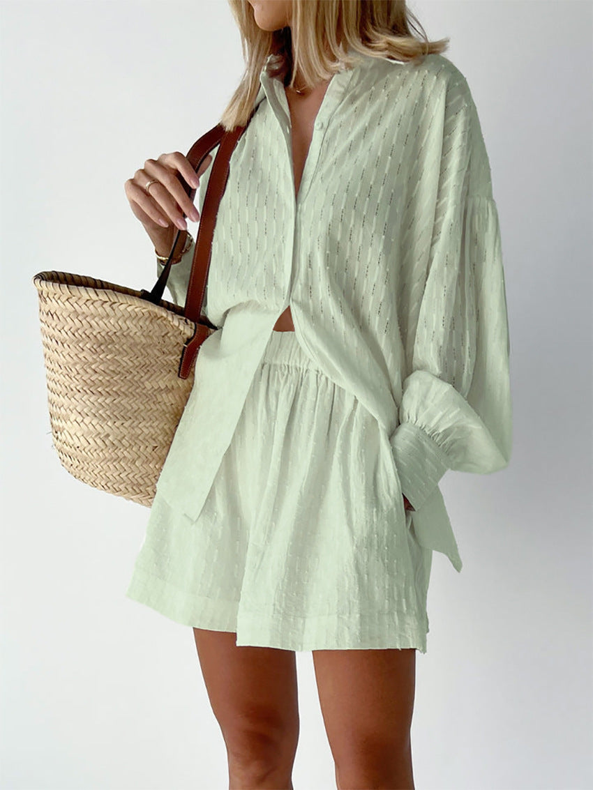 Elizabeth - Lightweight Set with Shirt and Shorts — view 4