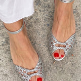 Isadora – Golden Braided Sandals — view 5