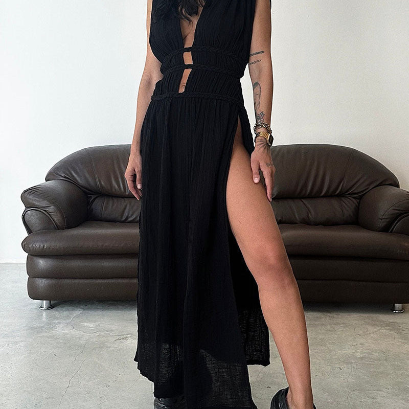Zolla - Textured Dress with Slit