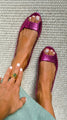 Adelina – Comfortable Golden Sandals — view 2