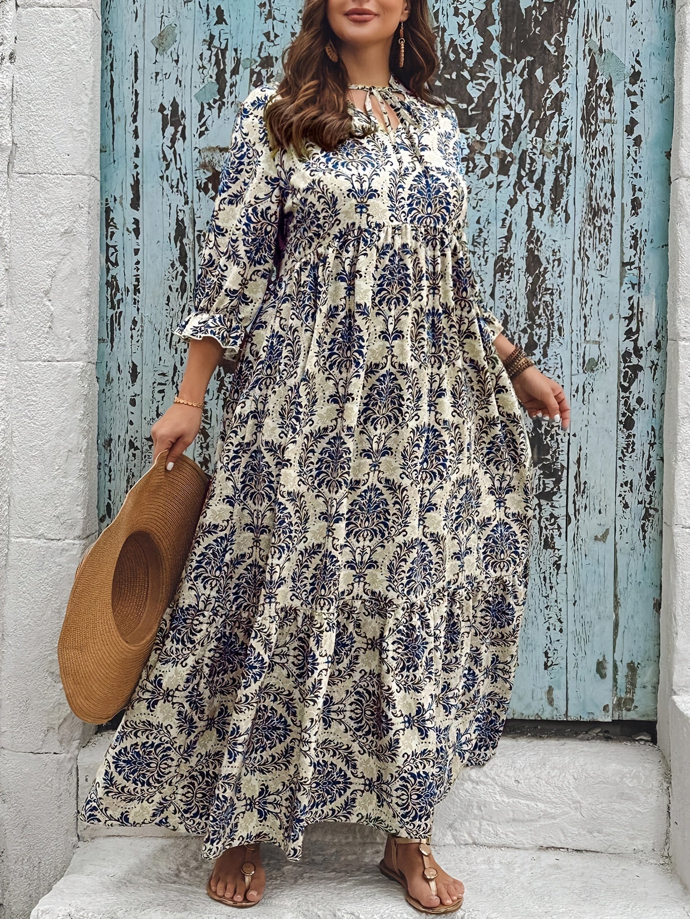 Molly - Boho Mosaic Dress — view 5