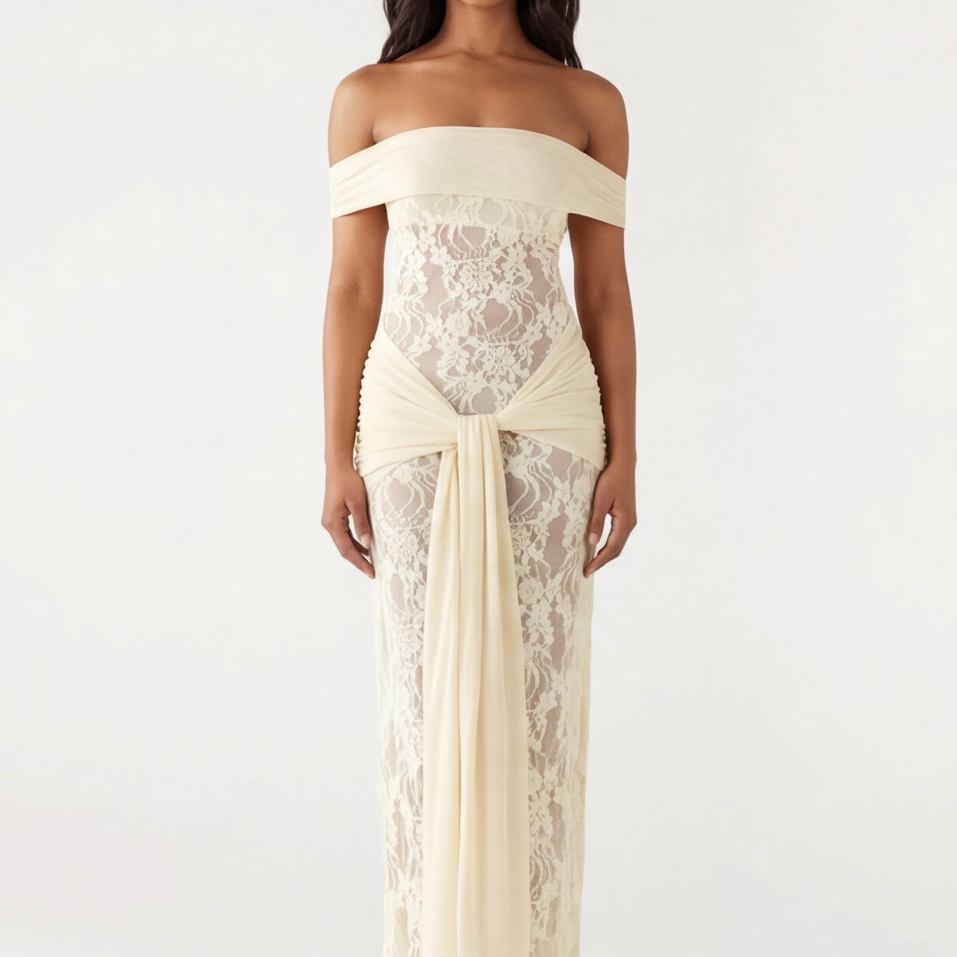 ARIA | Lace Gown Maxi — view 2