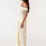 ARIA | Lace Gown Maxi — view 7