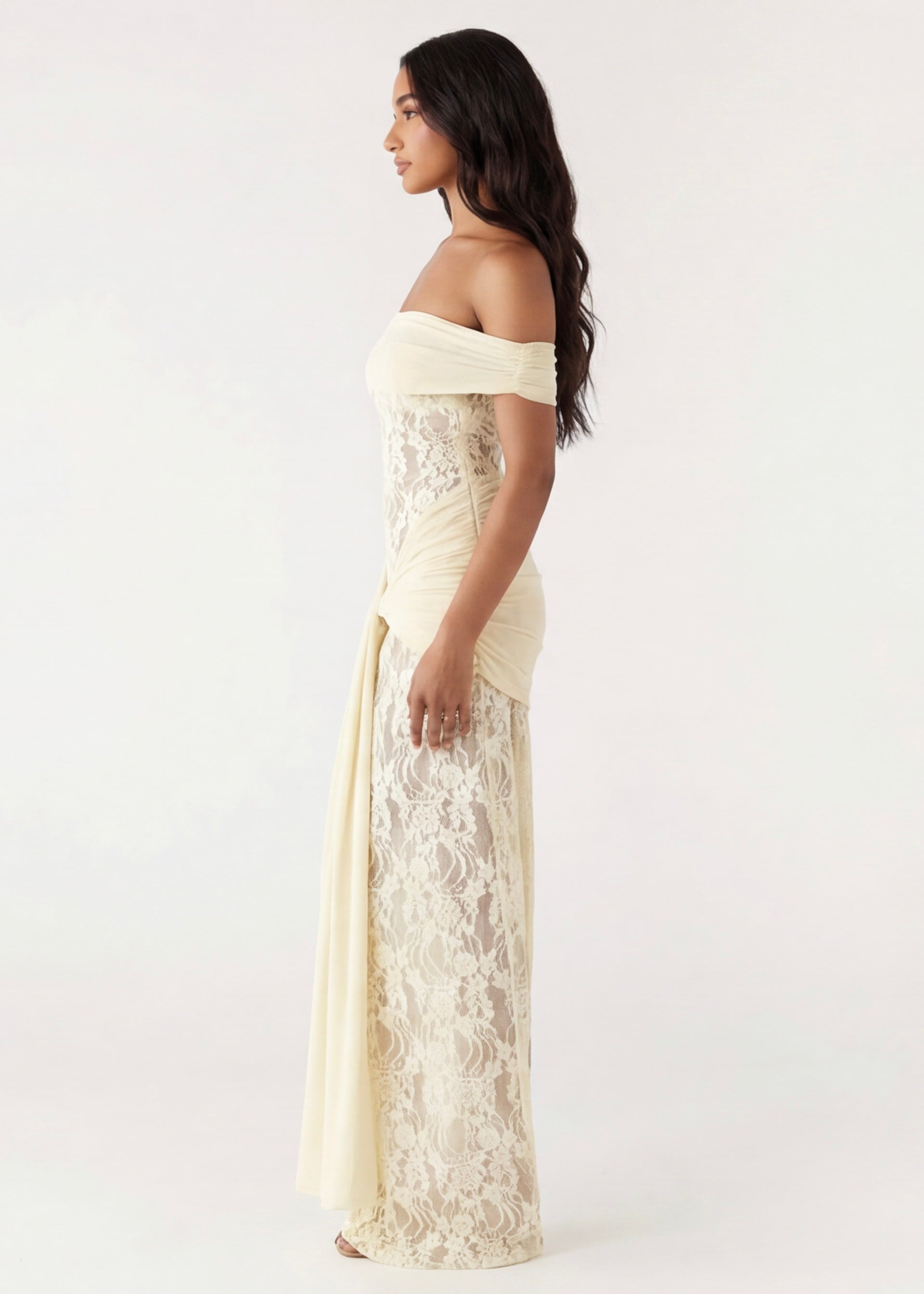 ARIA | Lace Gown Maxi — view 7
