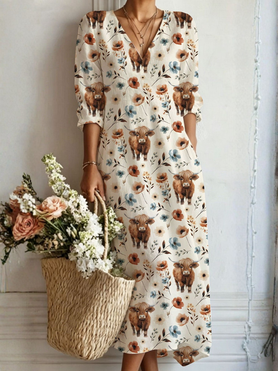 Estela - Boho Maxi Dress