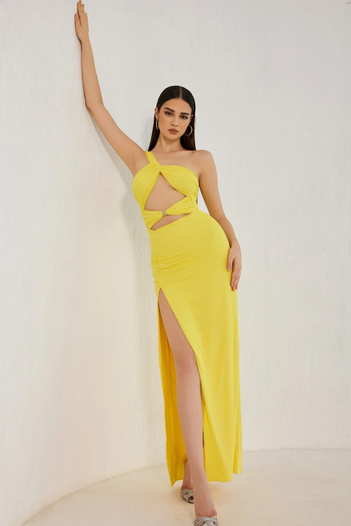 Lennox - One-Shoulder Maxi Dress — view 4