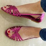 Éléonore – Bright Golden Sandals — view 3