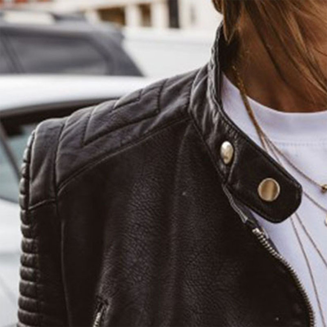 Janet | Genuine Leather Jacket — view 2