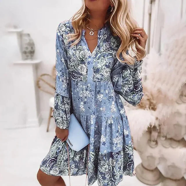 Eira - Printed Boho Dress — view 4