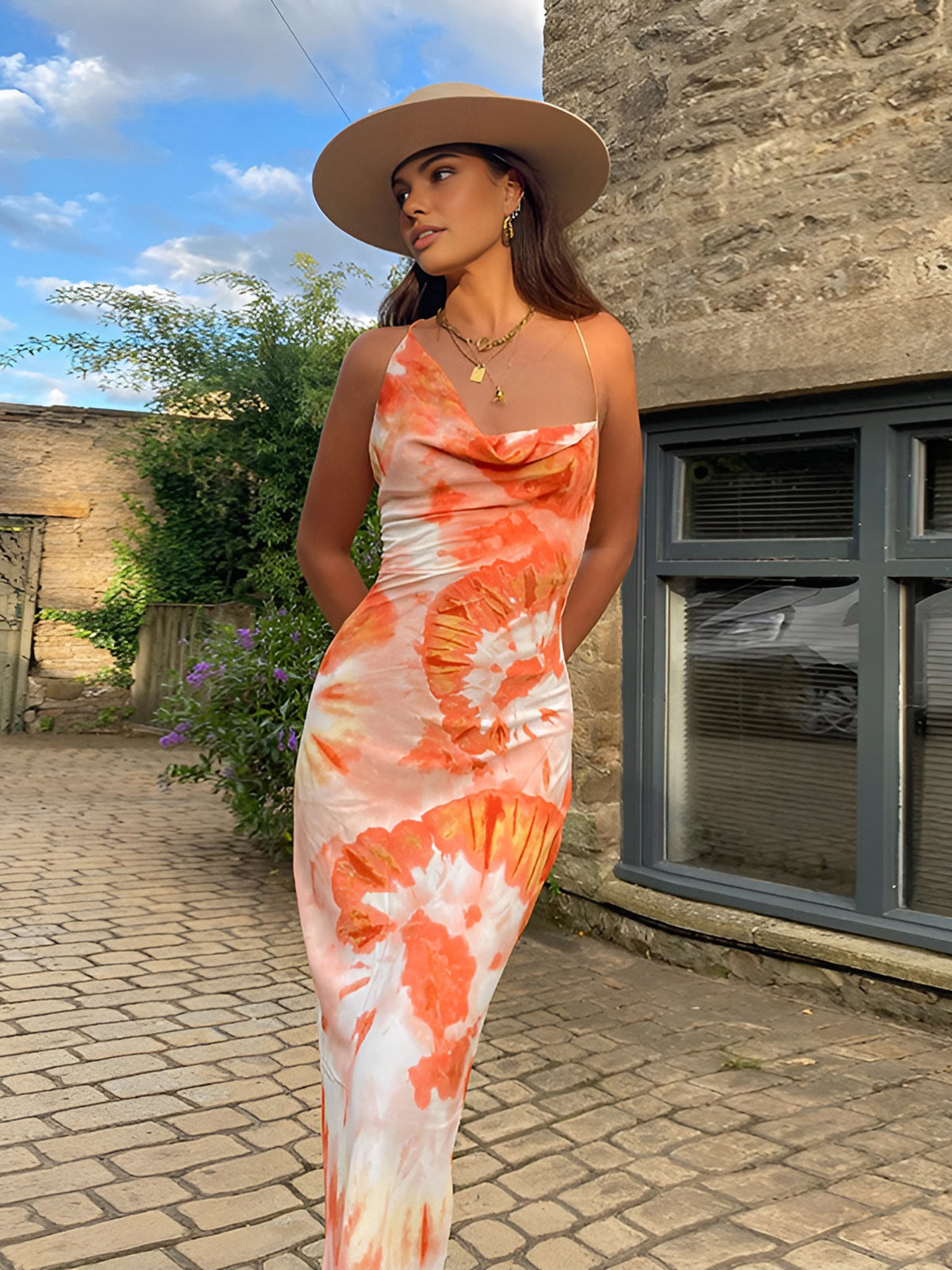 Galilea - Tropical Floral Maxi Dress