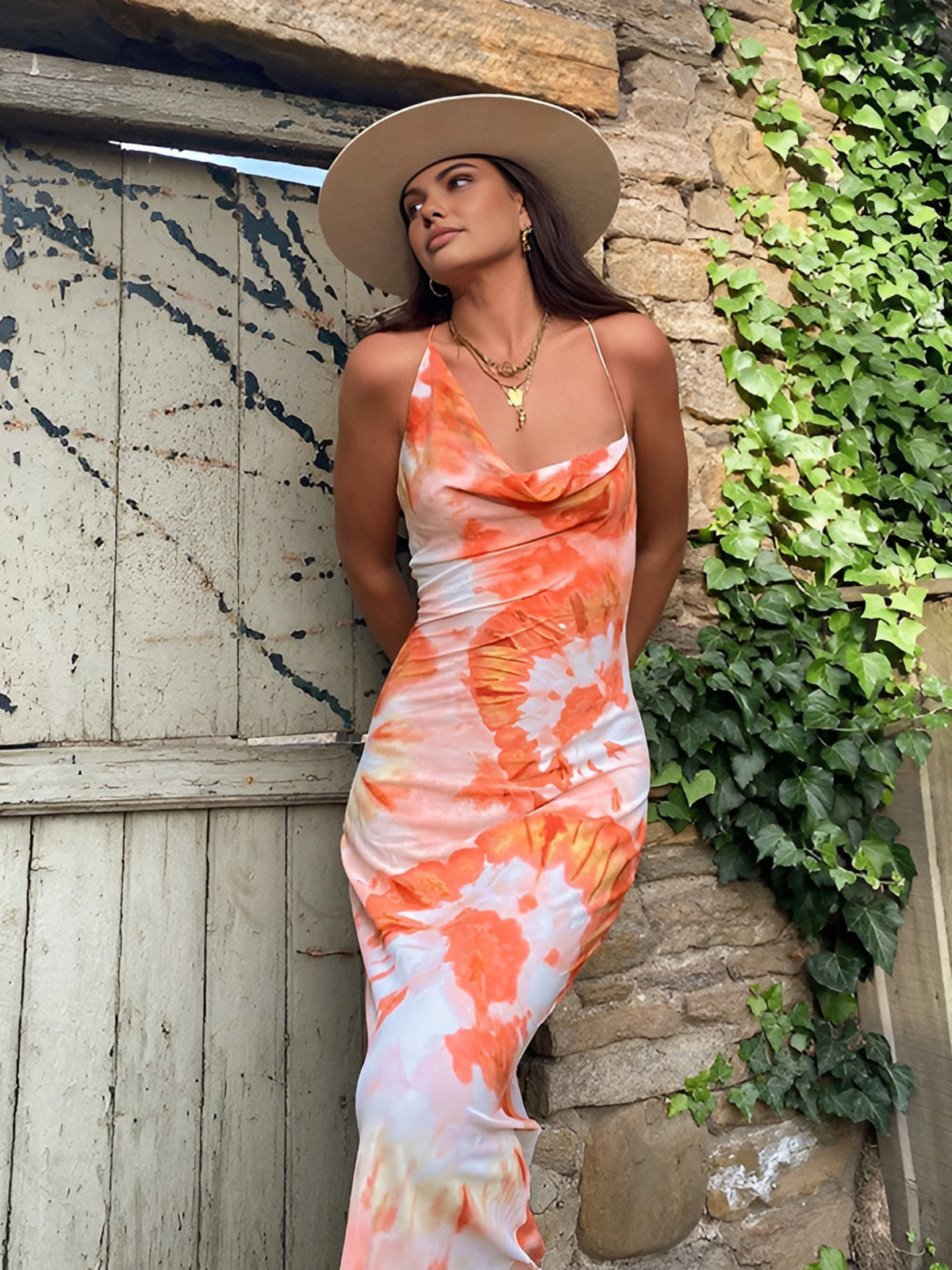 Galilea - Tropical Floral Maxi Dress — view 3