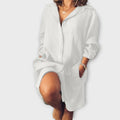 Clara - Casual Linen Blouse