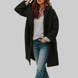 Freja | Comfortable Medium-Length Everyday Coat — view 4