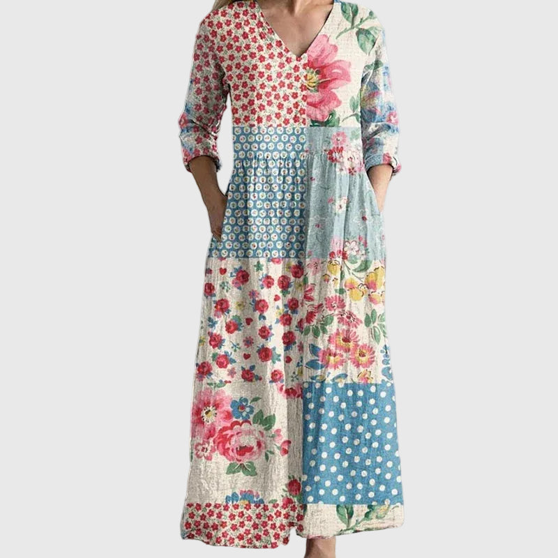 Column | Elegant Grace Maxi Dress