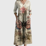 Column | Elegant Grace Maxi Dress — view 3