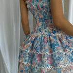 Kaylee - Strapless Floral Dress — view 3