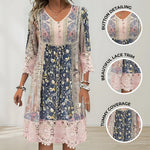 NAYA | FLUID BOHO LUXE MIDI DRESS — view 3