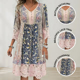 NAYA | FLUID BOHO LUXE MIDI DRESS — view 3